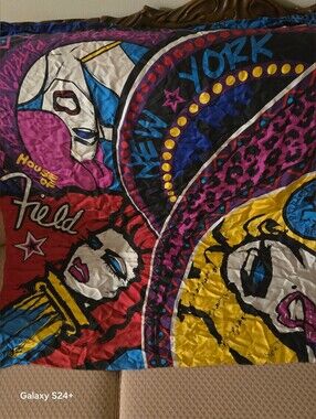 Vintage Scarf - Patricia Field - New York - 100% Pure Silk 38"*38"